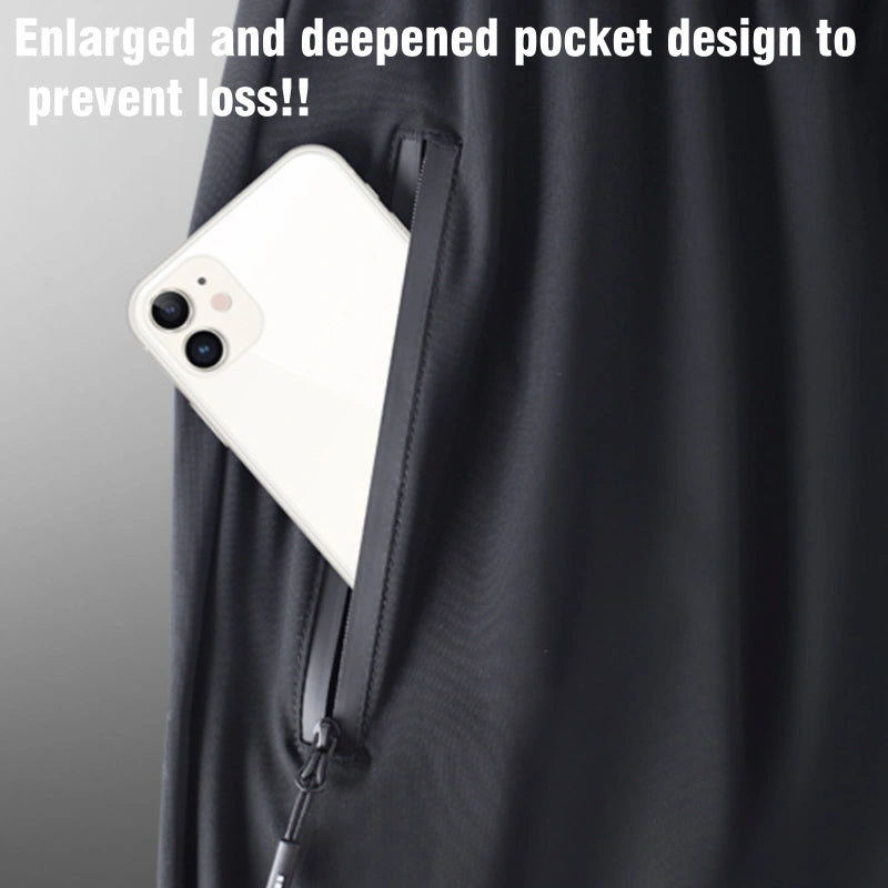 High-Elasticity Striped Casual Shorts