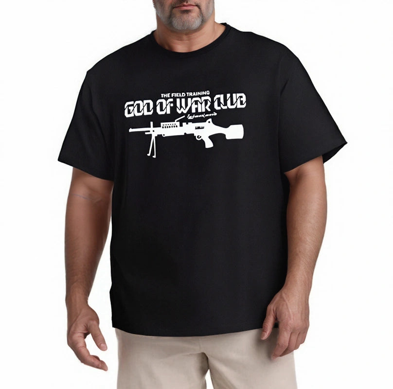 High-Quality Machine Gun Pattern Short Sleeve
