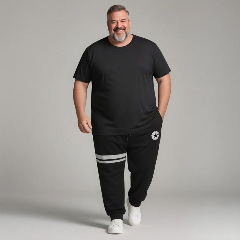 Striped and Star Patterned Ultra-Lightweight Casual Pants