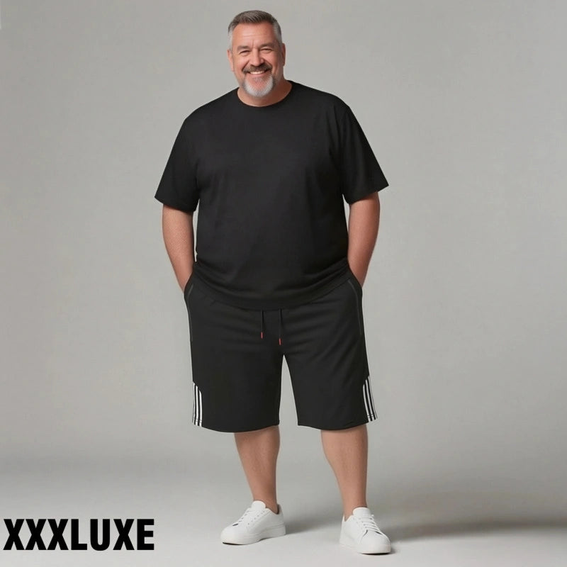 High-Elasticity Striped Casual Shorts