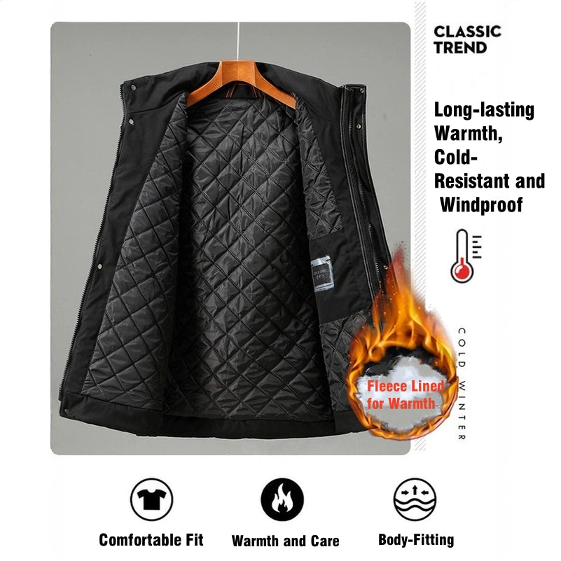 High-Quality Fashion-Forward Fleece Lined Jacket