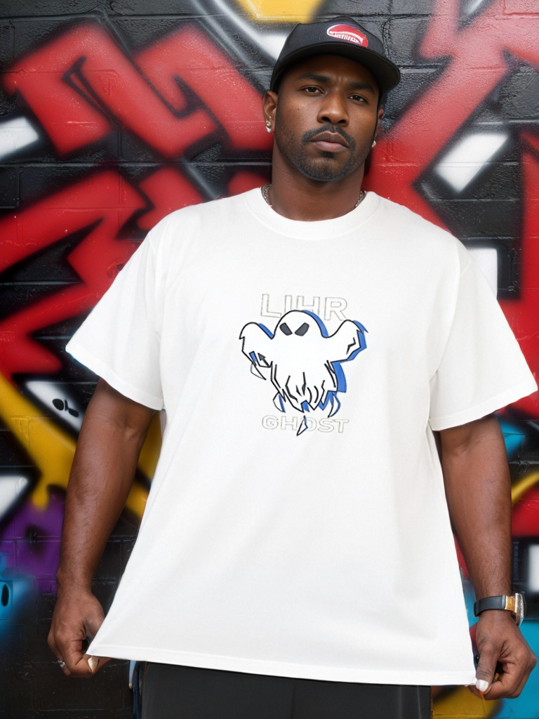 Up To 9XL High Quality Cute Ghost Case T-shirt