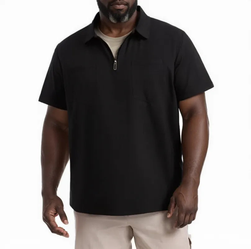 Polo Shirt With Double Pockets