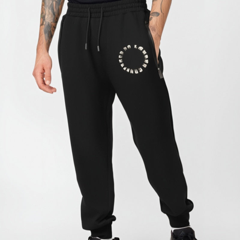 High-Quality Circle Letter Sweatshirt Set(BIG&TALL)