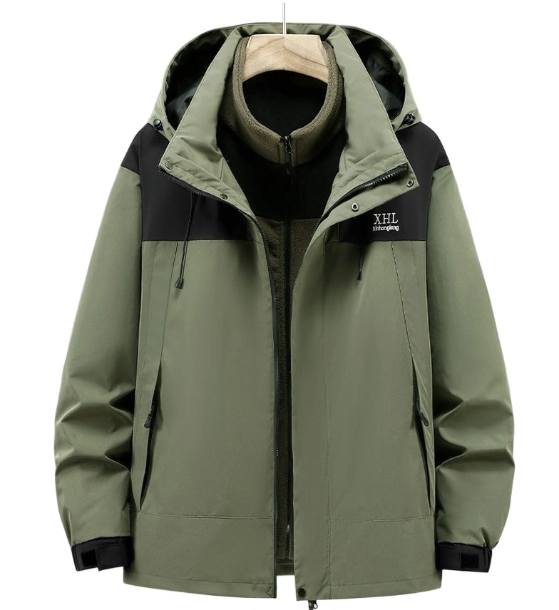 3-in-1 High-Quality Waterproof and Cold-Resistant Jacket