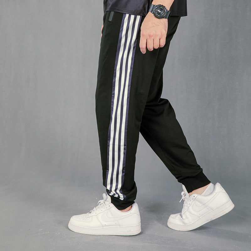 Lightweight Loose Casual Striped Pants