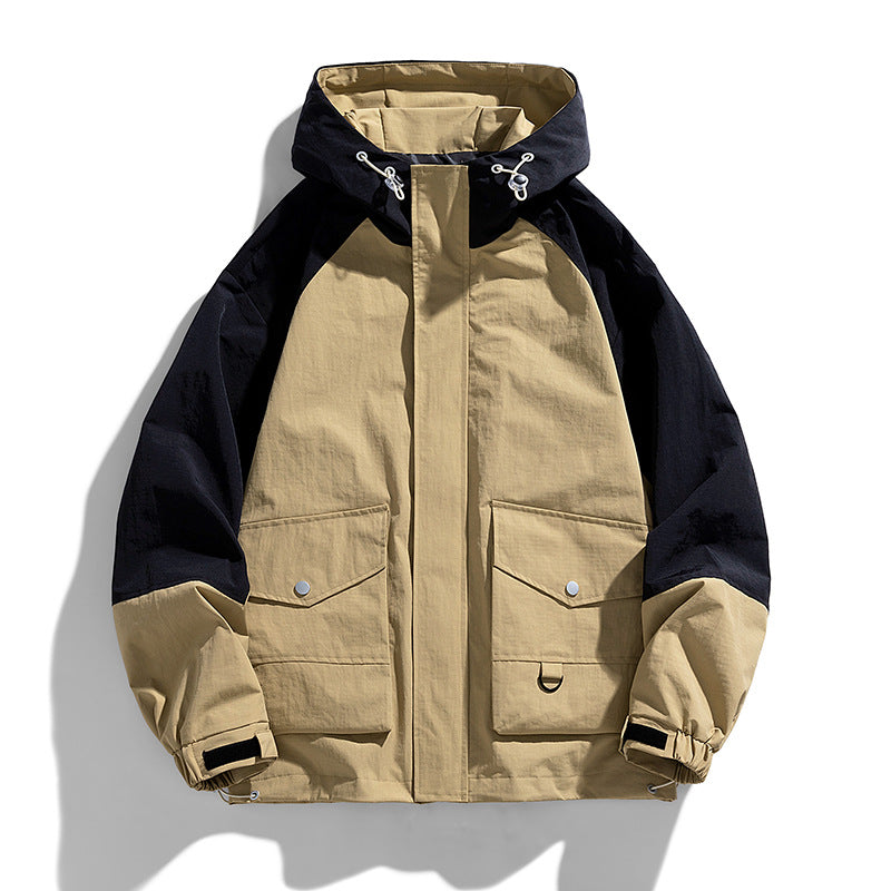 PLUS SIZE Big And Tall MEN'S COLOR COMBINATION JACKET