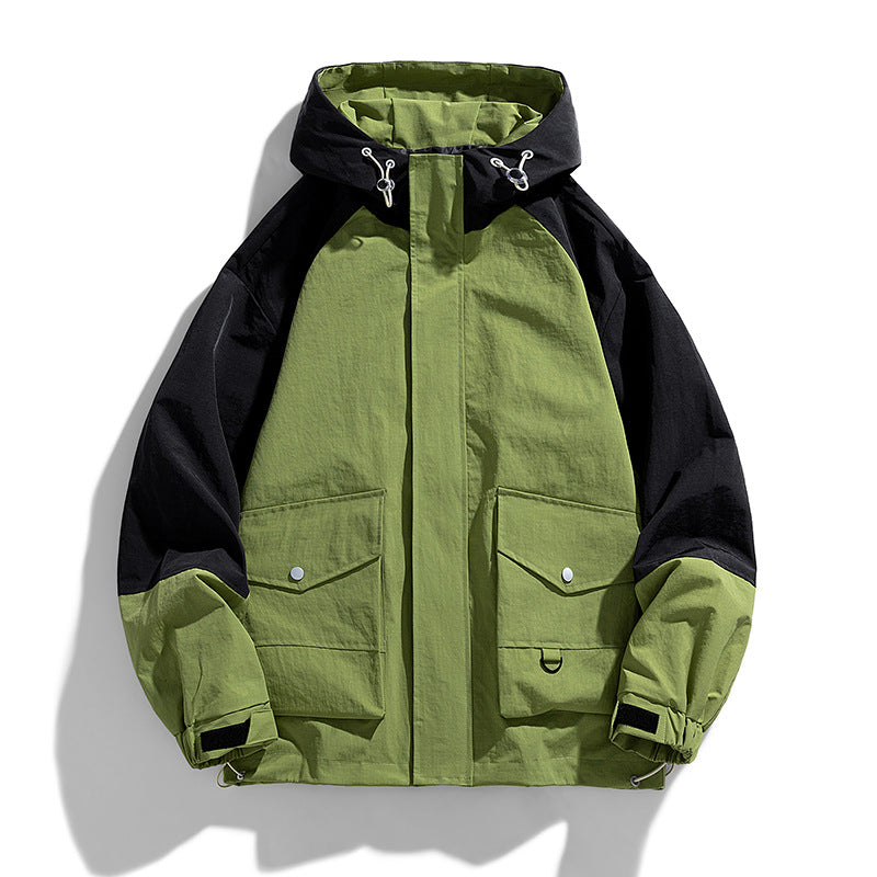 PLUS SIZE Big And Tall MEN'S COLOR COMBINATION JACKET