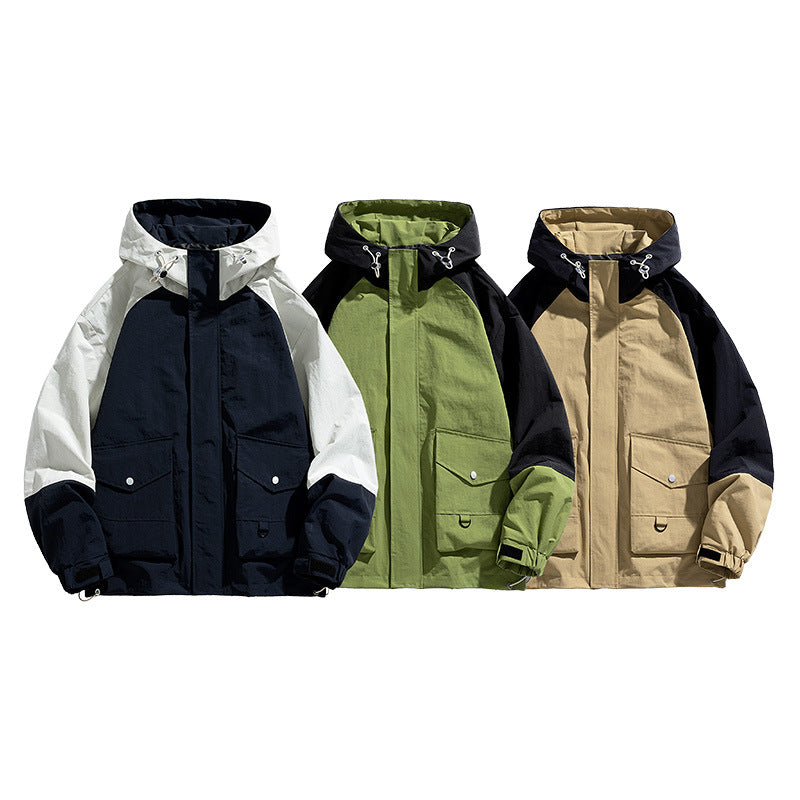 PLUS SIZE Big And Tall MEN'S COLOR COMBINATION JACKET