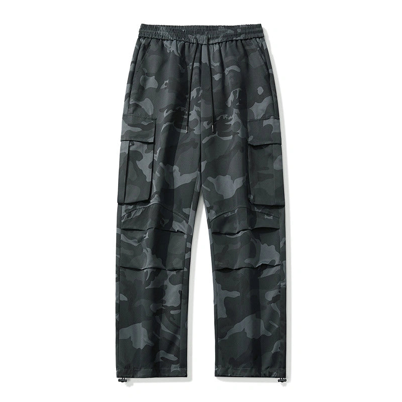 Camo Tactical Cargo Pants - Anti-Chafing Loose Fit