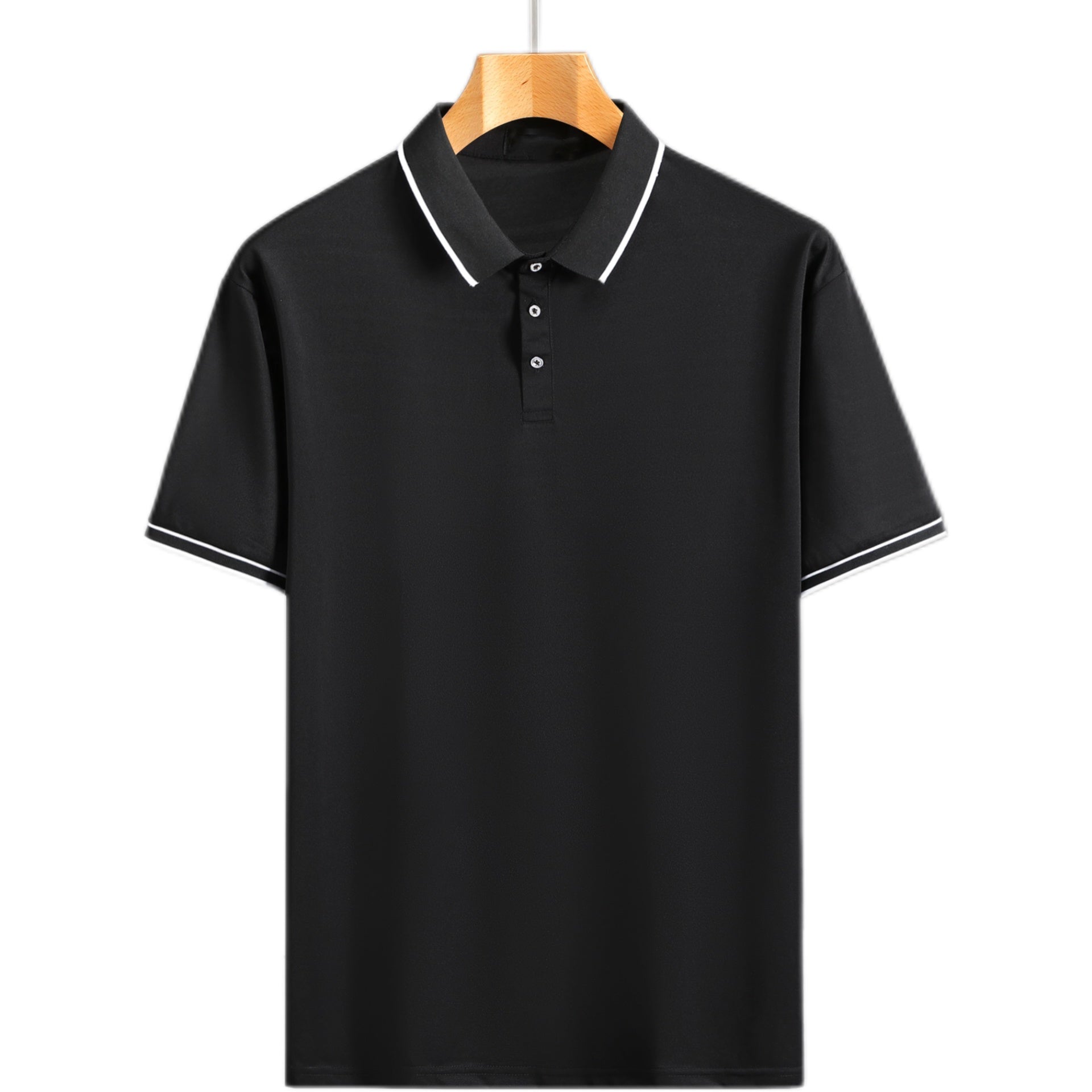 Solid Color Polo Shirt