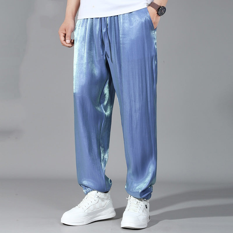 Lightweight slimming and high casual pants