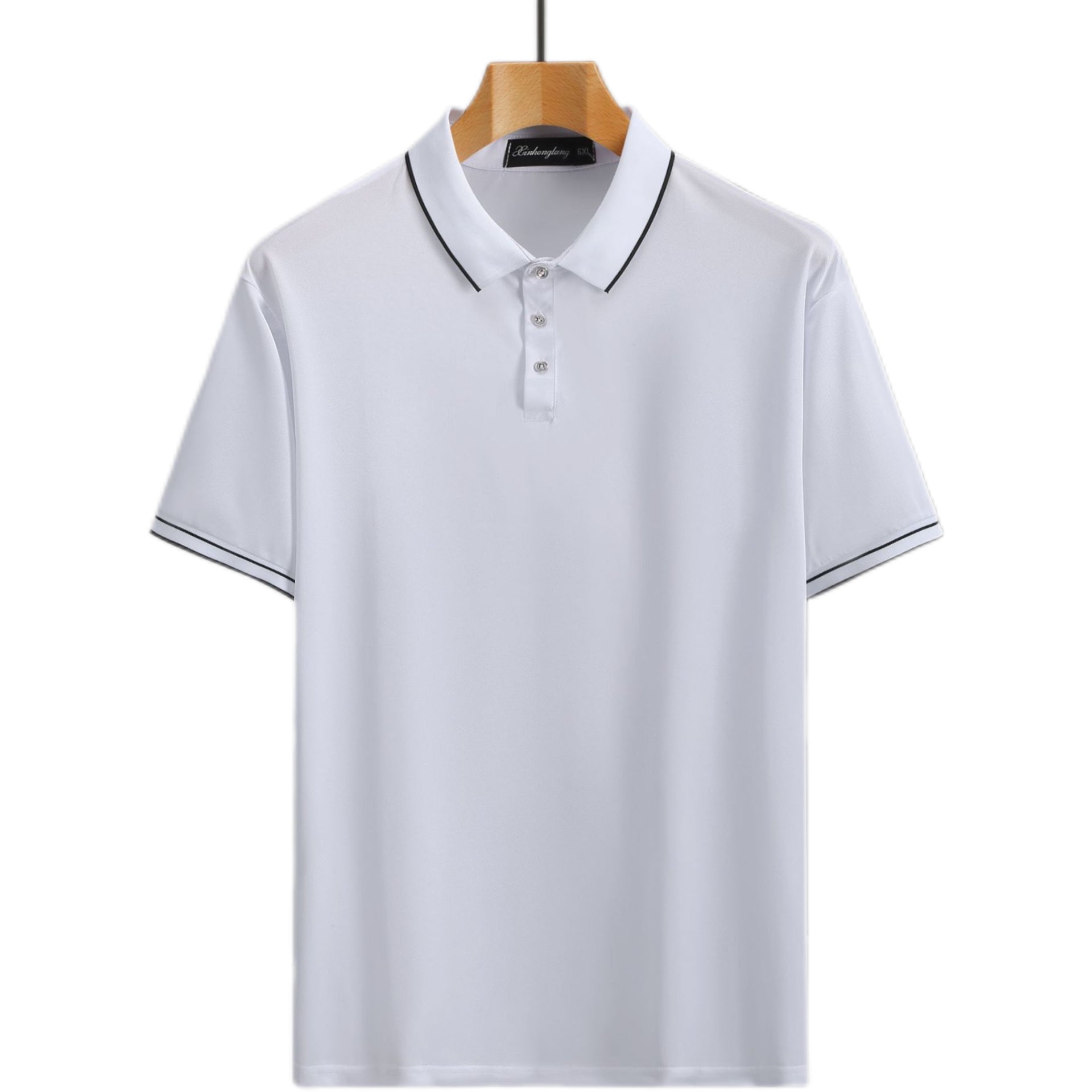 Solid Color Polo Shirt