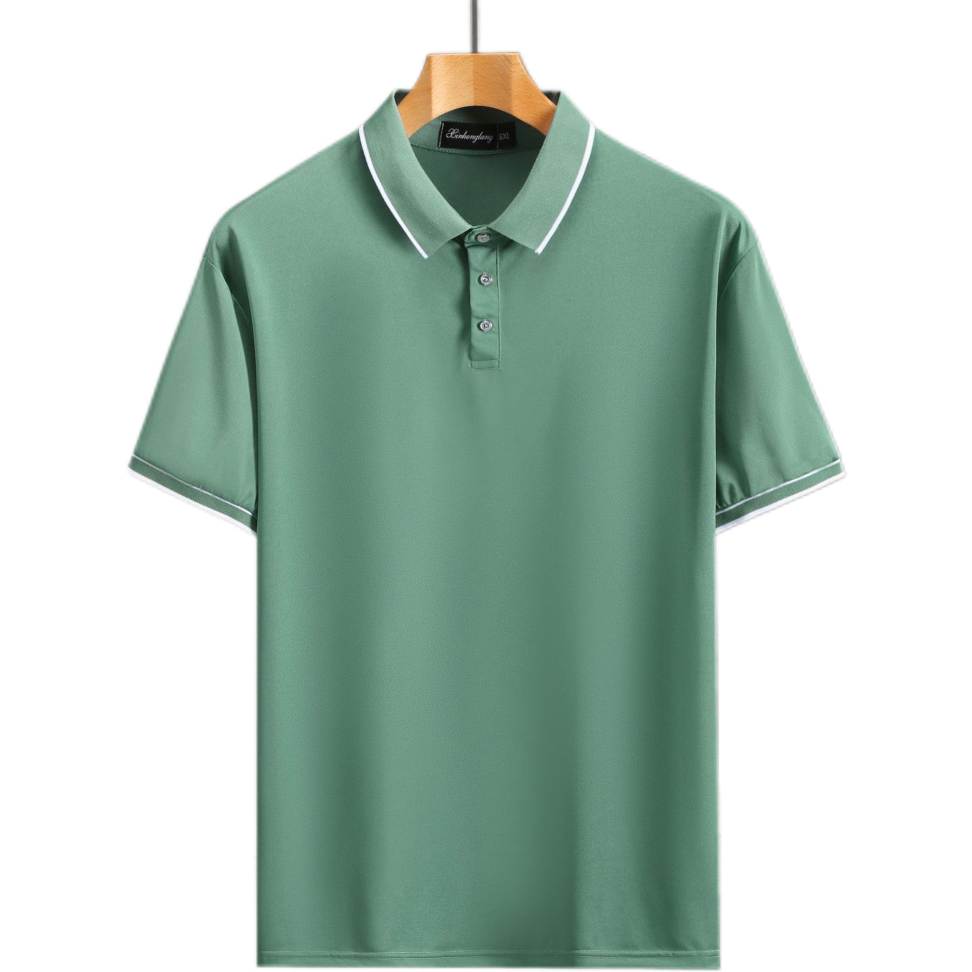 Solid Color Polo Shirt