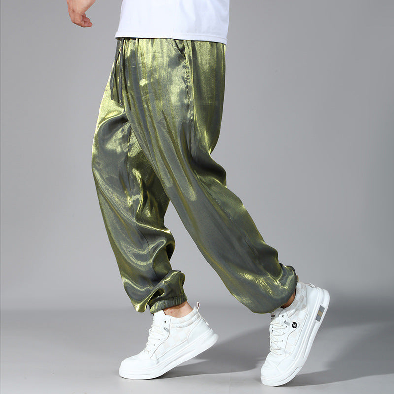 Lightweight slimming and high casual pants