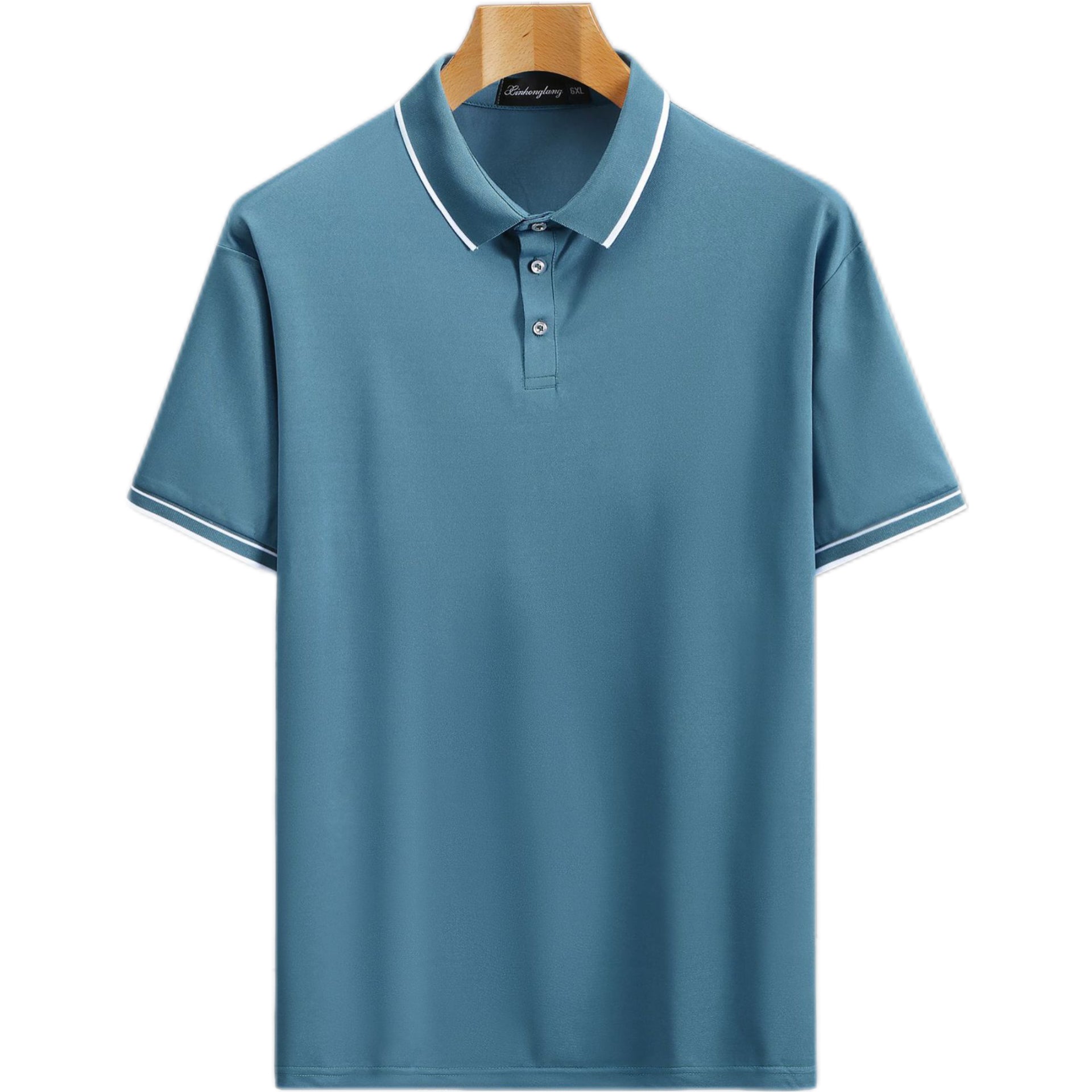 Solid Color Polo Shirt