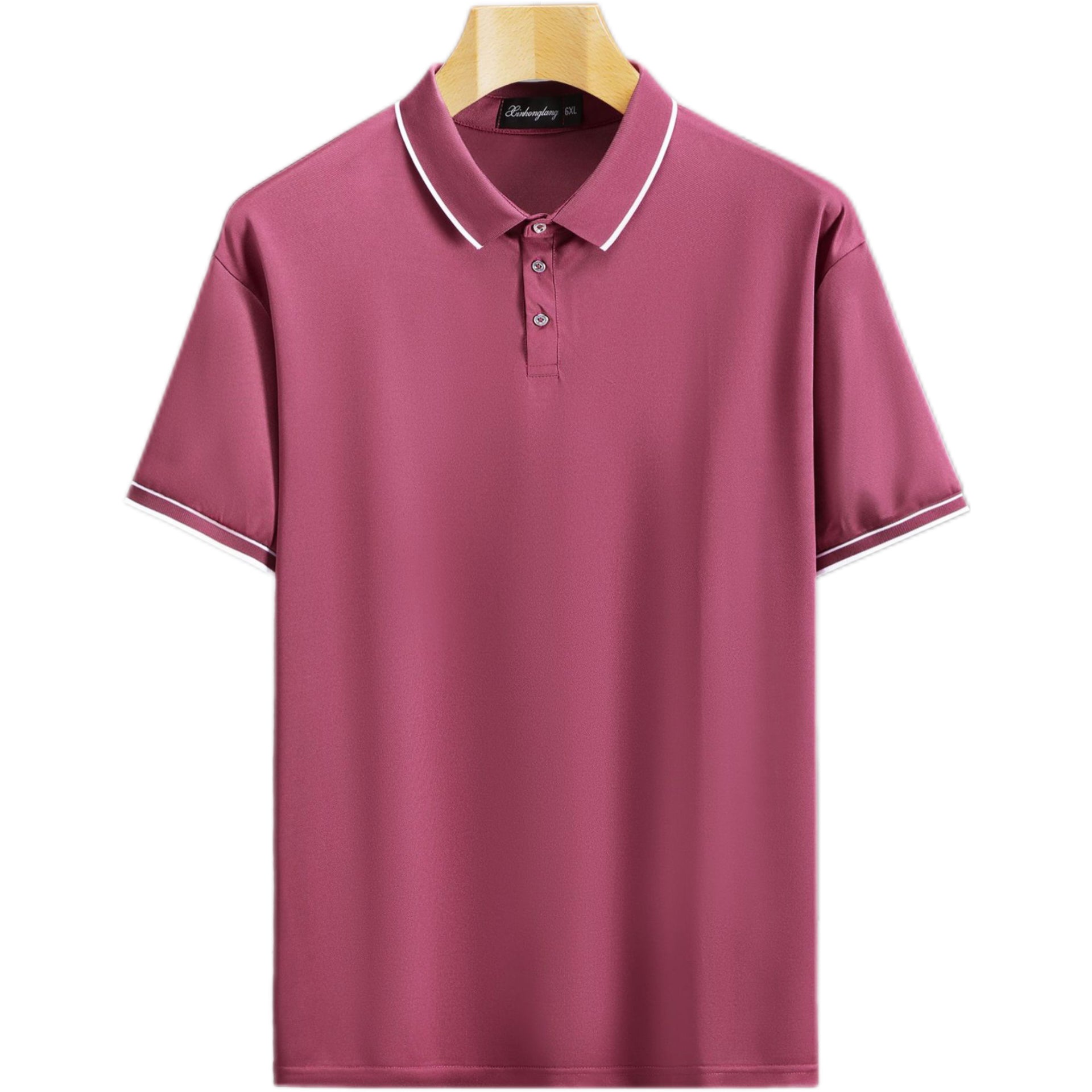 Solid Color Polo Shirt