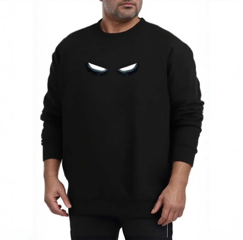 High-Quality Eye Print Sweatshirt （BIG&TALL）