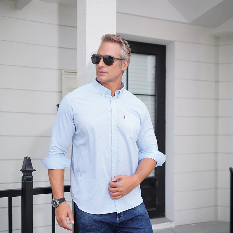 High-Quality Business Long-Sleeve Shirt