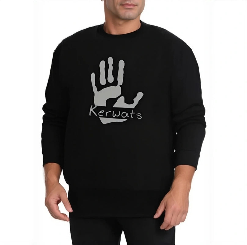 High-Quality Palm Print Sweatshirt （BIG&TALL）