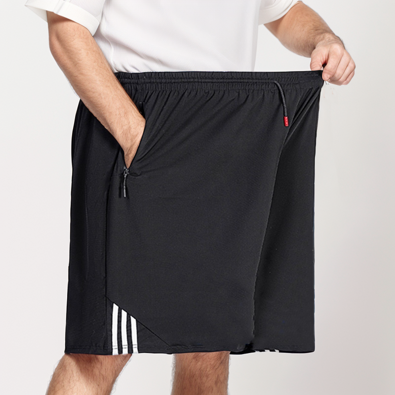 High-Elasticity Striped Casual Shorts