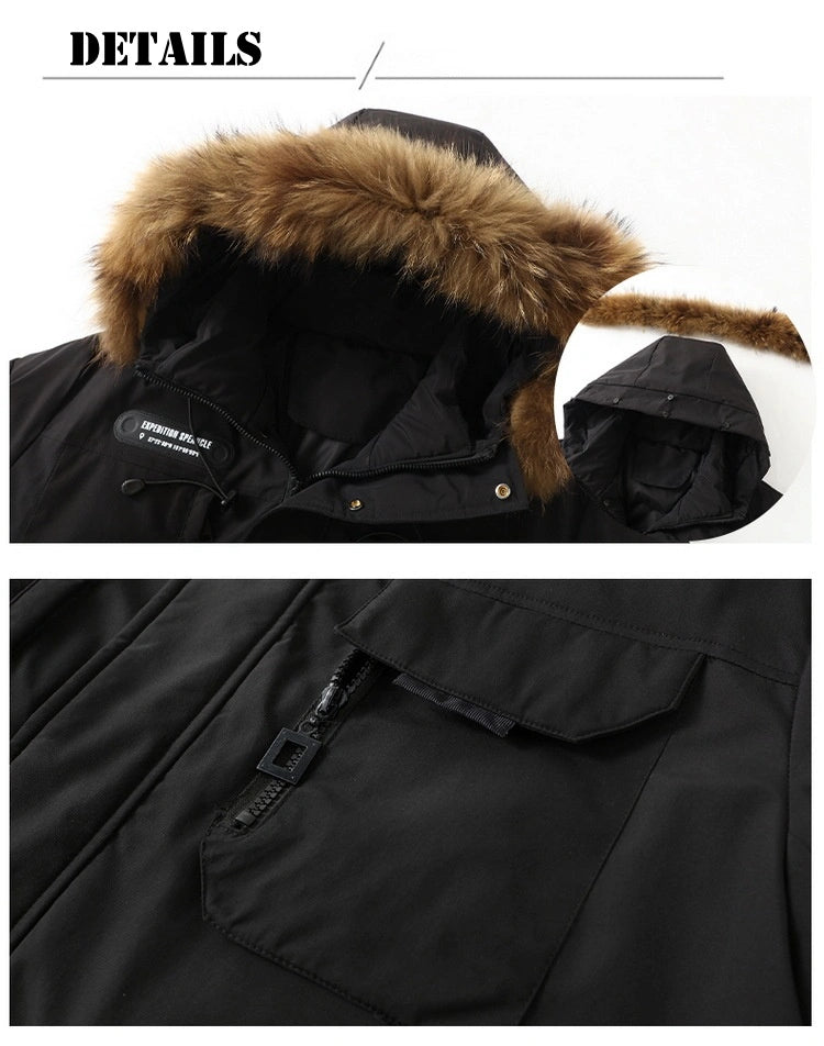 Long High-Quality Trendy Down Jacket