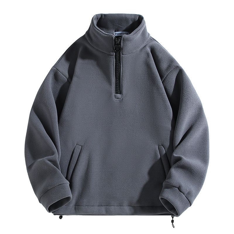 Thick High-Quality Sherpa Fleece Sweatshirt