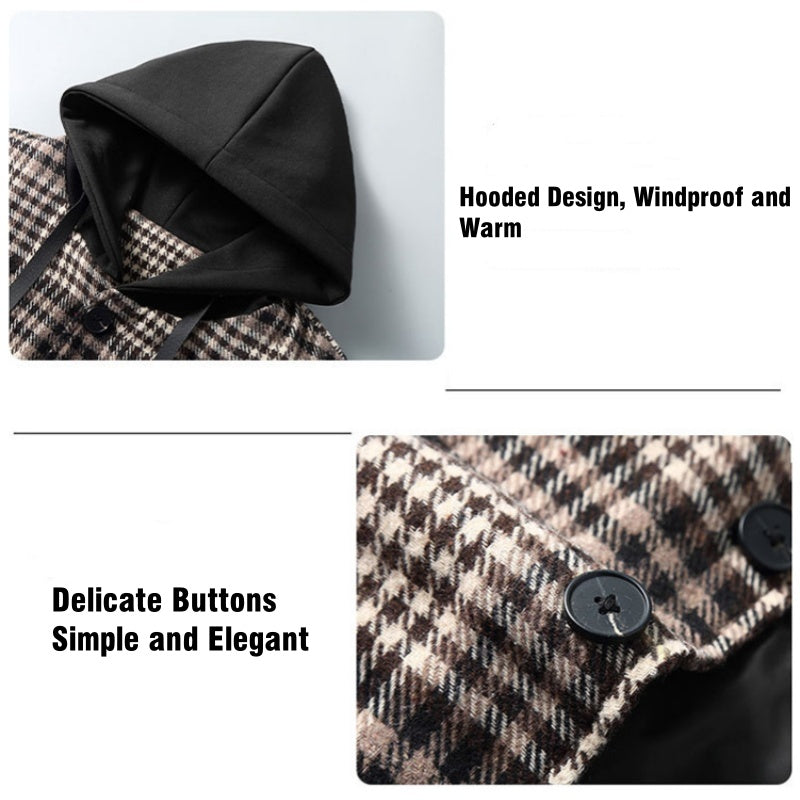 High-Quality Comfortable Fleece Lined Plaid Jacket