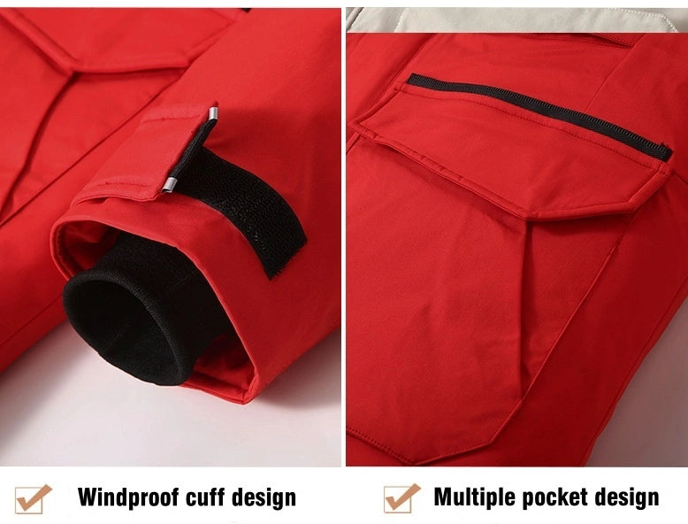 High-Quality White Goose Down Coat