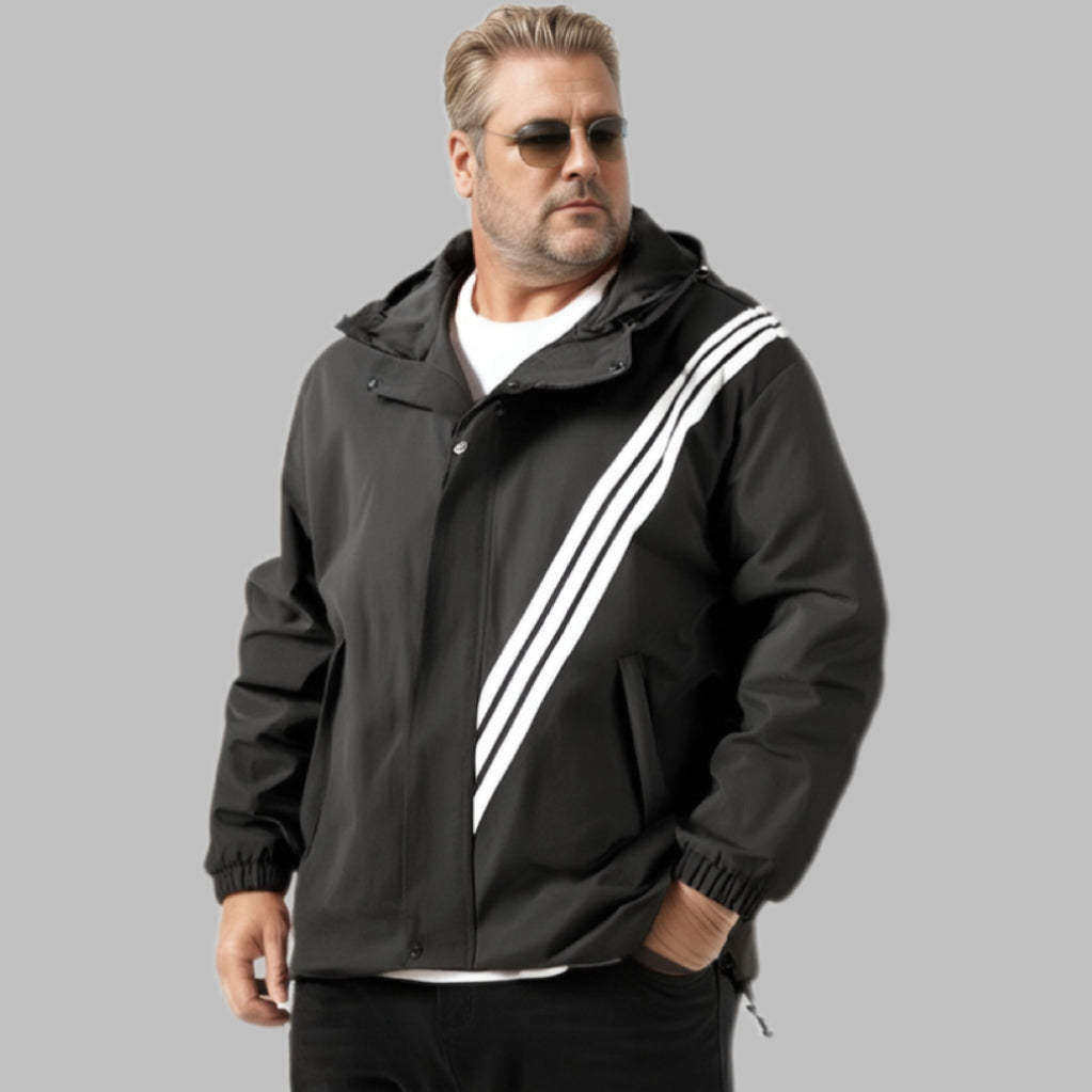 Light, High-Quality Jacket with a three-stripe pattern