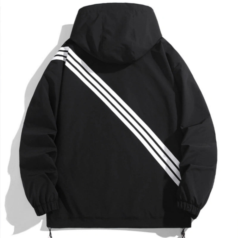 Light, High-Quality Jacket with a three-stripe pattern