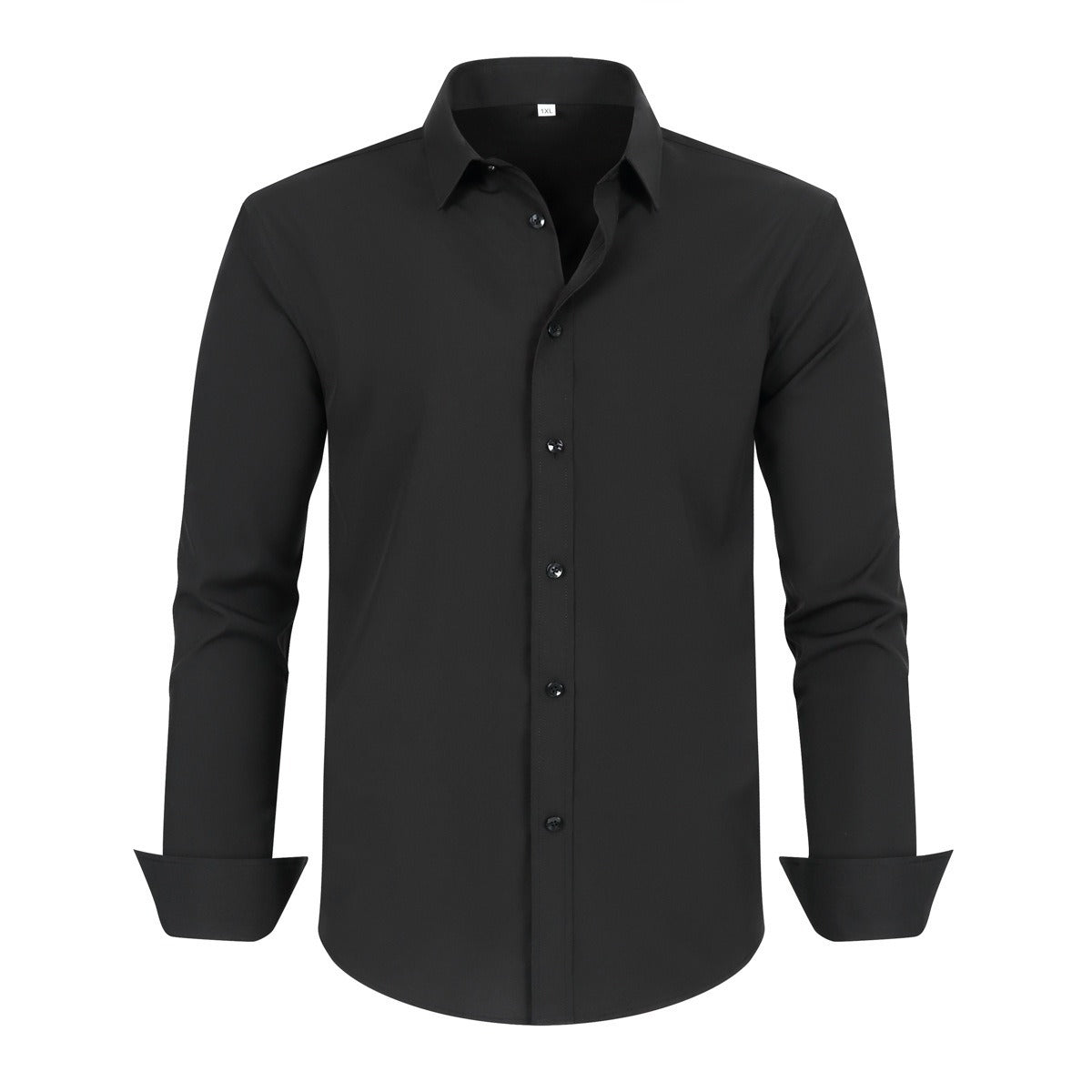 Signature Wrinkle-Free Long-Sleeve Casual Business Shirt