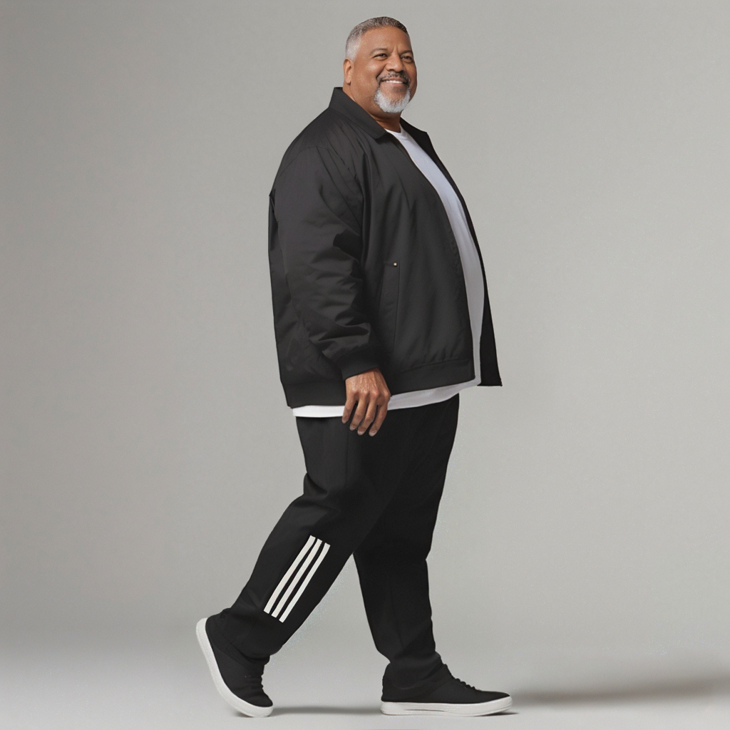 Windproof & Cold-Resistant Striped Casual Pants