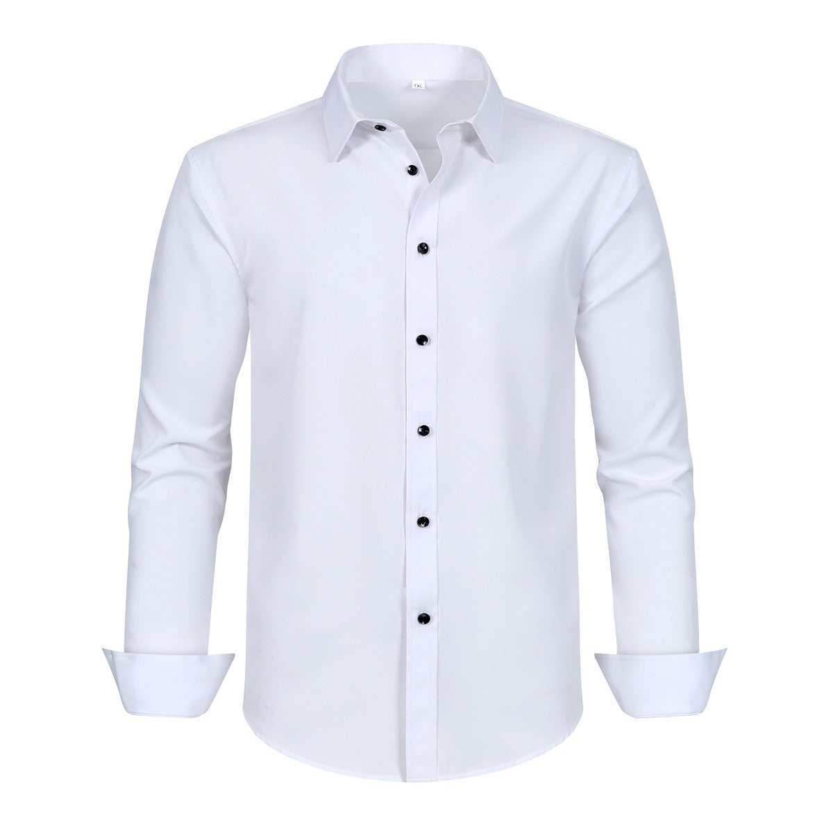 Signature Wrinkle-Free Long-Sleeve Casual Business Shirt