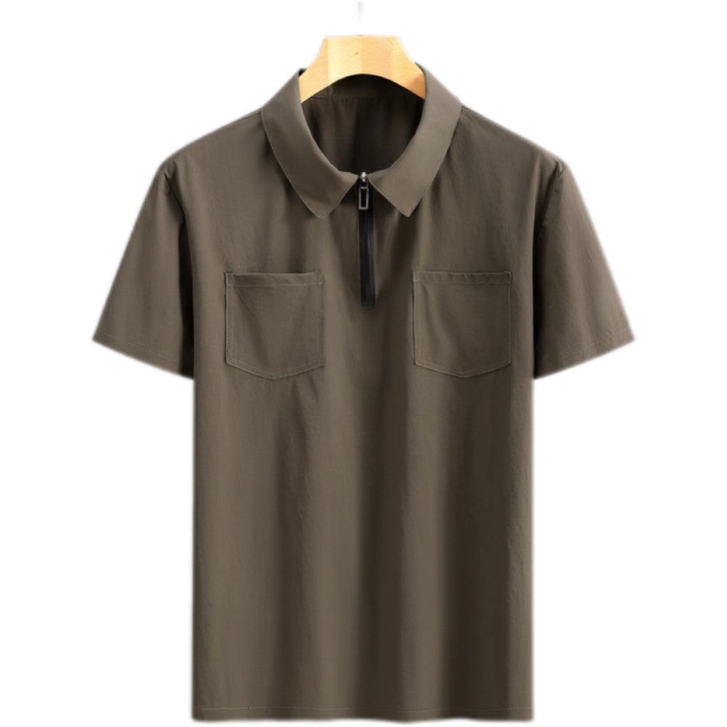 Polo Shirt With Double Pockets