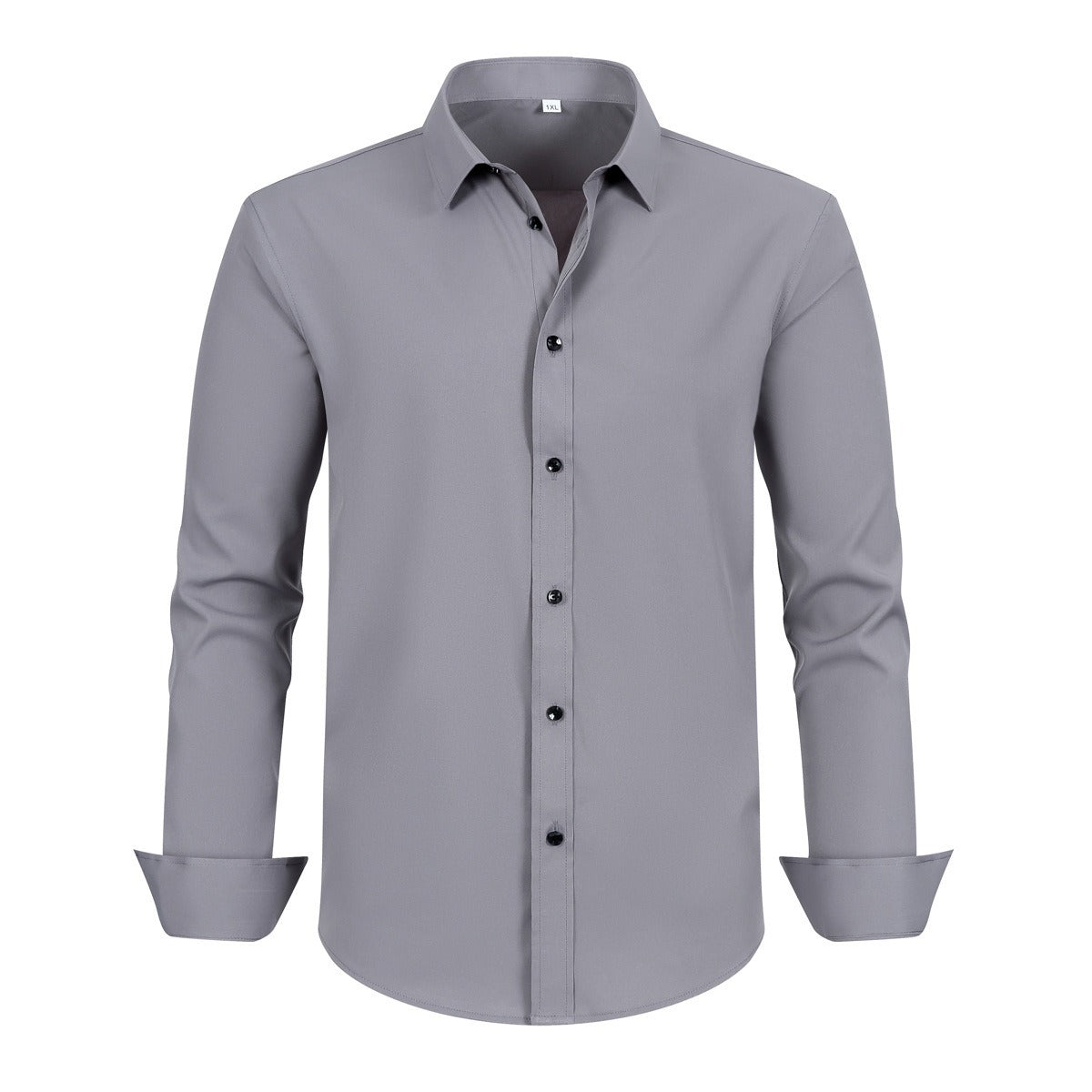 Signature Wrinkle-Free Long-Sleeve Casual Business Shirt