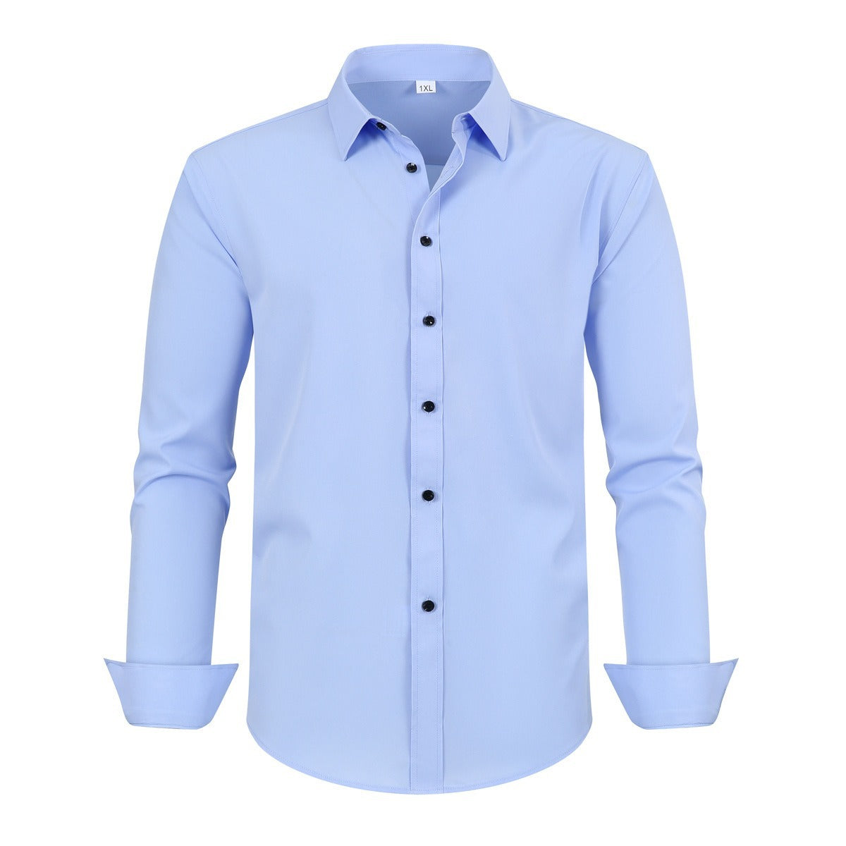 Signature Wrinkle-Free Long-Sleeve Casual Business Shirt