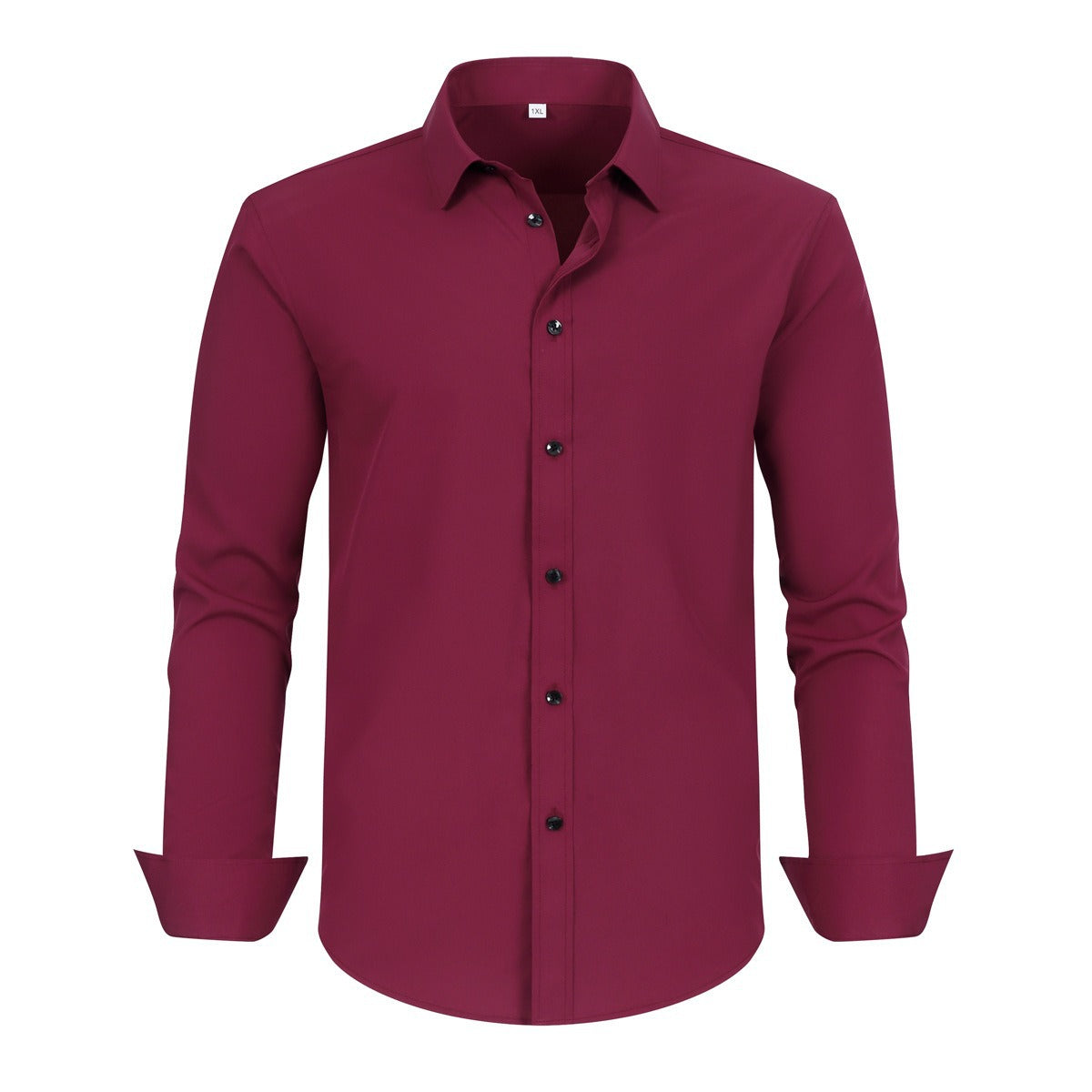 Signature Wrinkle-Free Long-Sleeve Casual Business Shirt