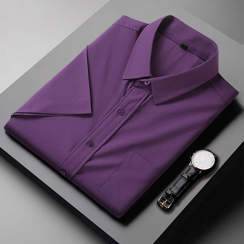 Light Quality Solid Color Dress Shirt