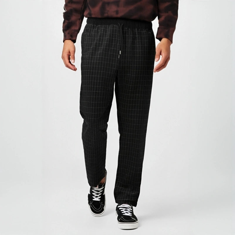 Plaid Pattern Casual Pants （BIG&TALL）