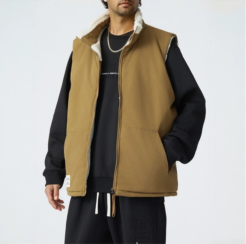 High-Quality Fleece-Lined Vest Jacket