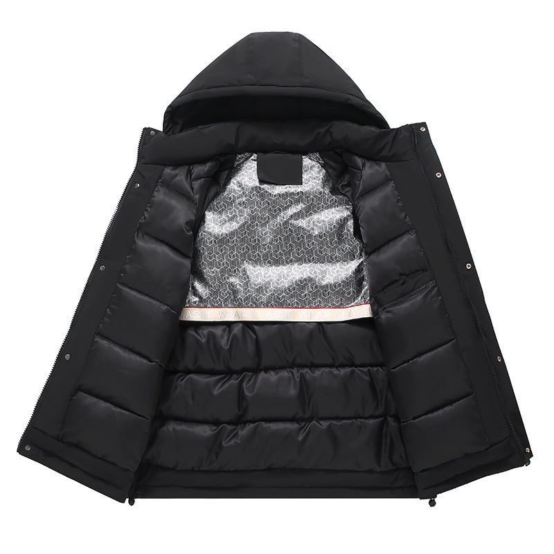 Premium Solid-Color White Duck Down Jacket