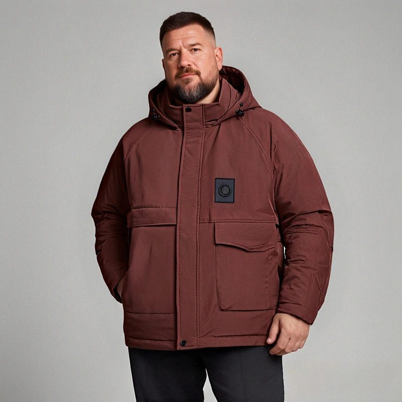 Premium Solid-Color White Duck Down Jacket