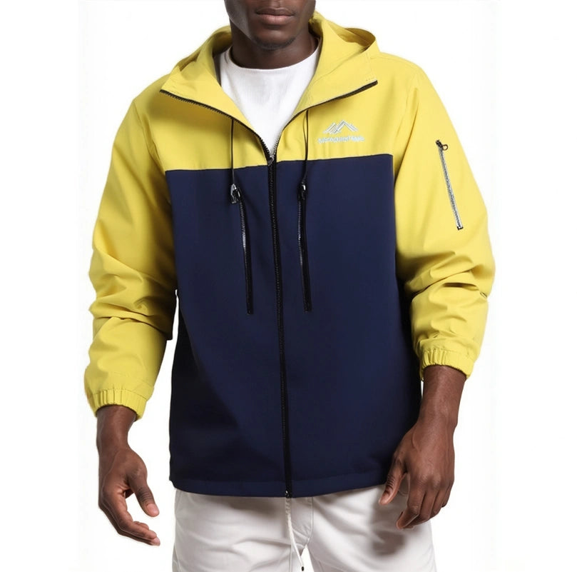 Lightweight, High-Quality Color-Block Jacket