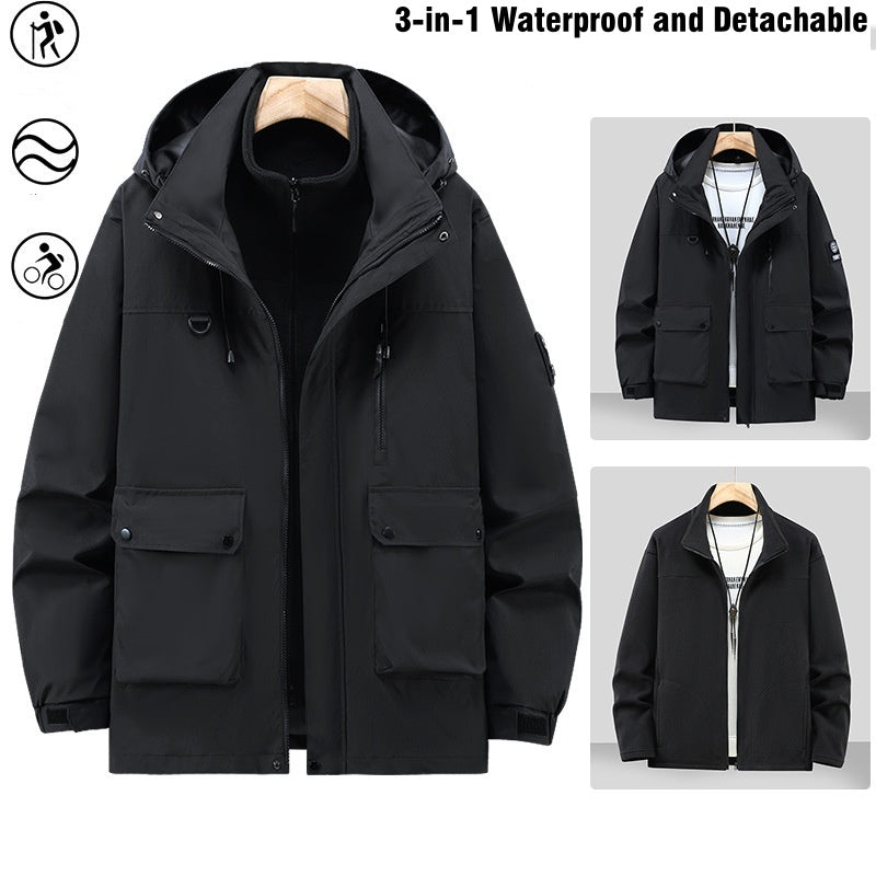 3-in-1 High-Quality Waterproof and Cold-Resistant Jacket