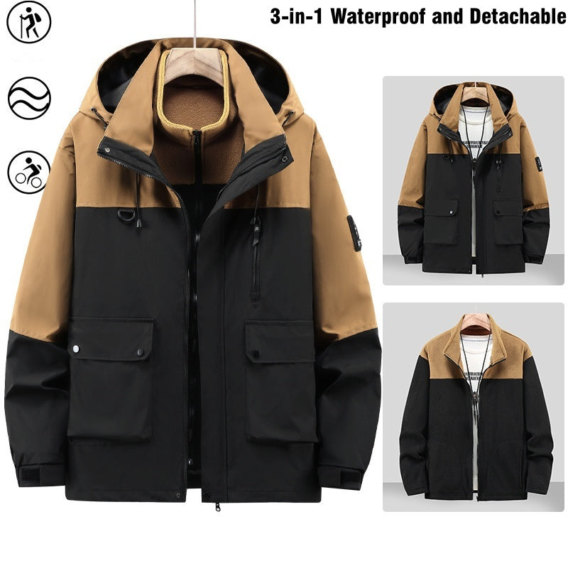 3-in-1 High-Quality Waterproof and Cold-Resistant Jacket