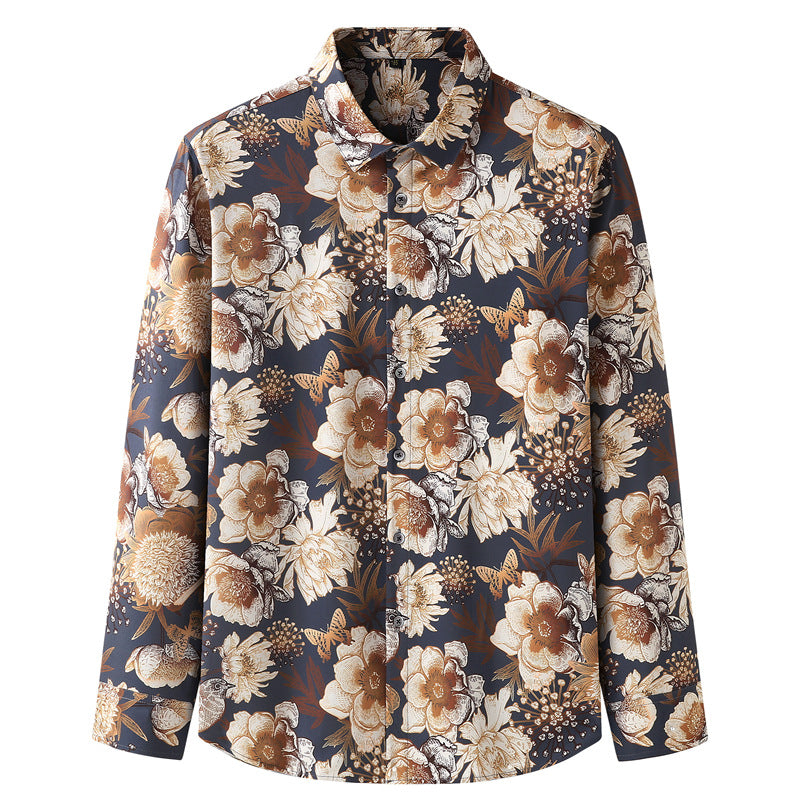 Long Sleeve Floral Shirt