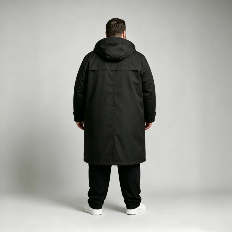 Men's Windproof Waterproof Tech Parka | Relaxed Fit Up to 10XL