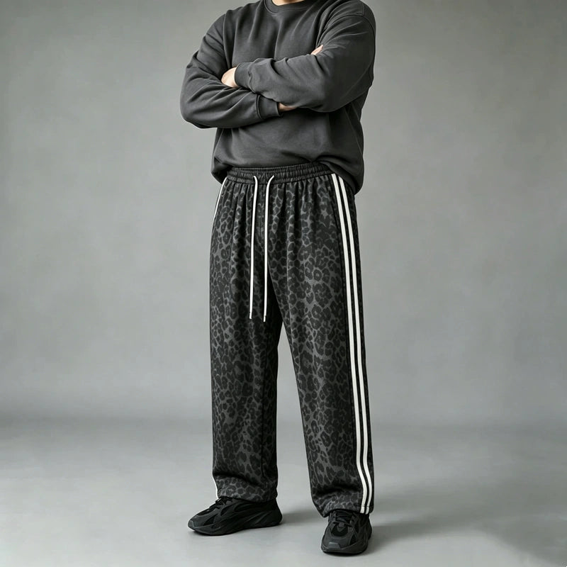 Anti-Chafing Leopard Print Lounge Pants