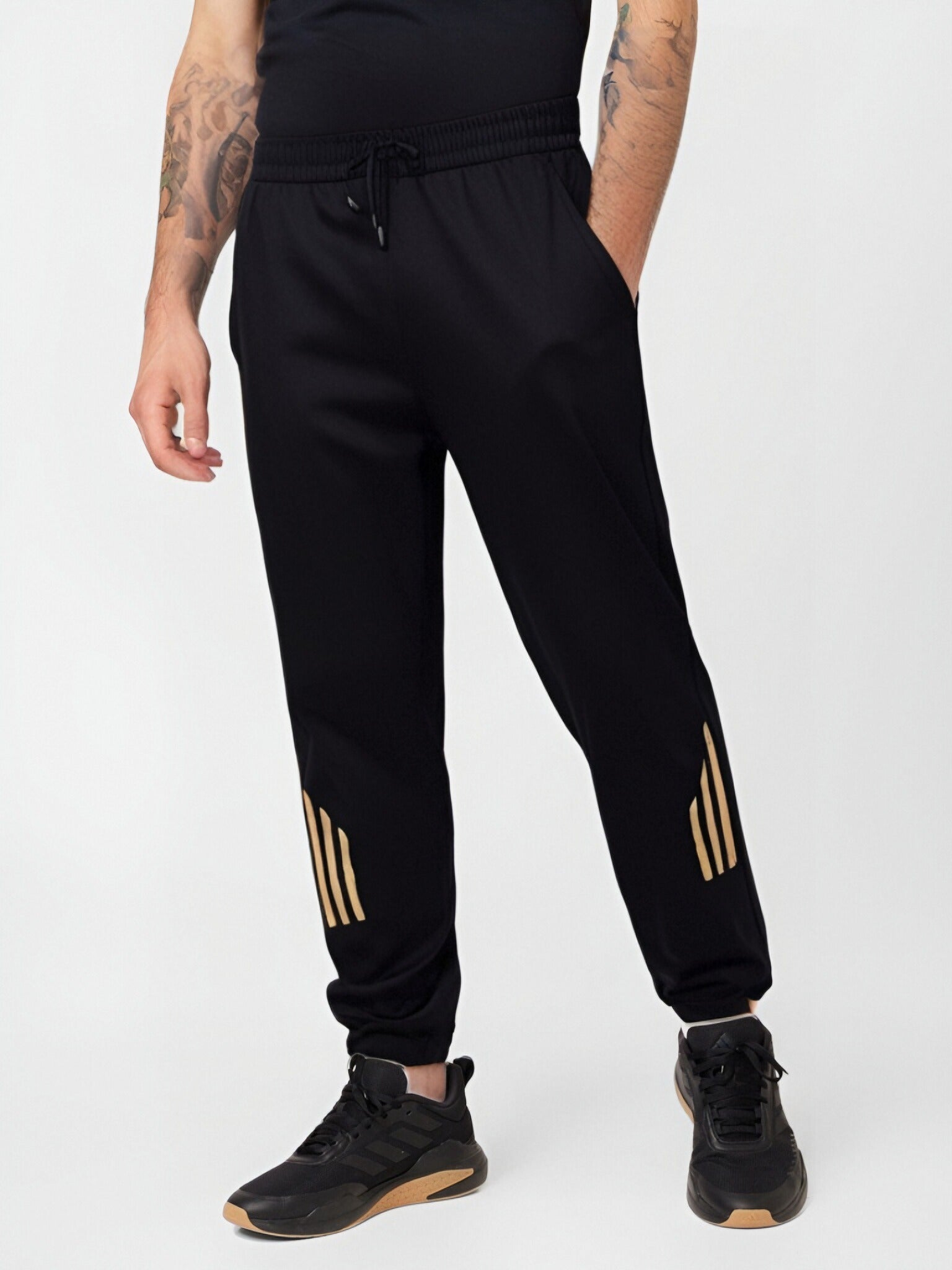 Casual Pants With Three Gold Stripes（BIG&TALL）